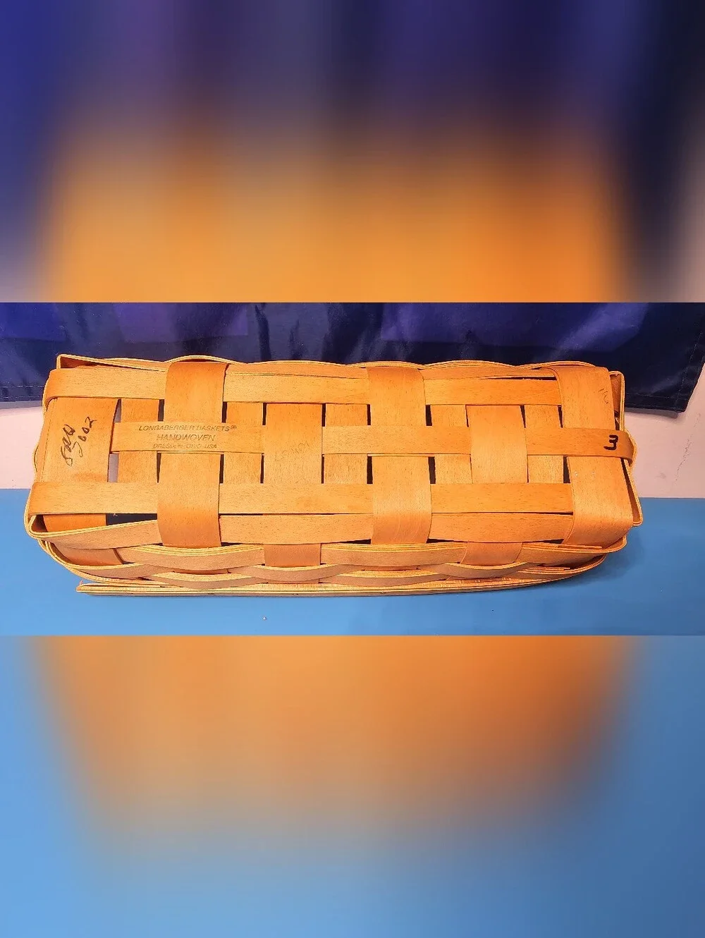 Longaberger 2002 Vintage Cracker/Bread Basket